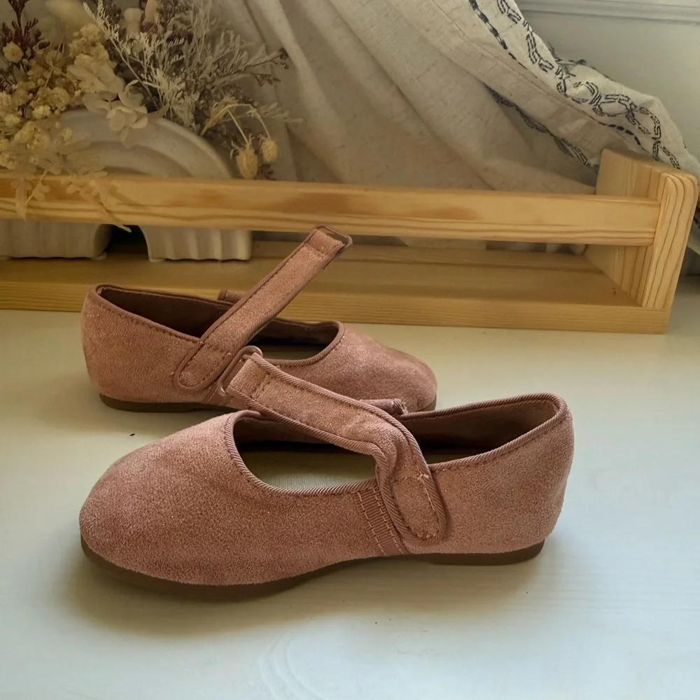 Zara Kids Dusty Rose Mary Jane Shoes with Strap Size 22 ( US 6.5) Toddler Girls